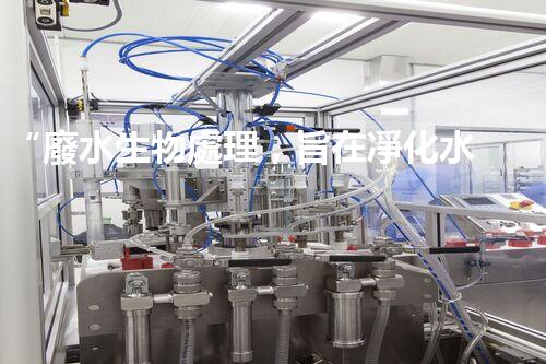 “廢水生物處理，旨在凈化水源，守護(hù)碧水藍(lán)天”